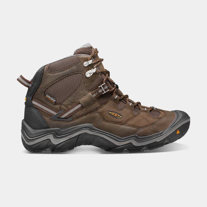 Botas De Montaña Keen Durand Waterproof Mid Para Hombre Marrom - Botas Keen Mexico (257314-VFX)